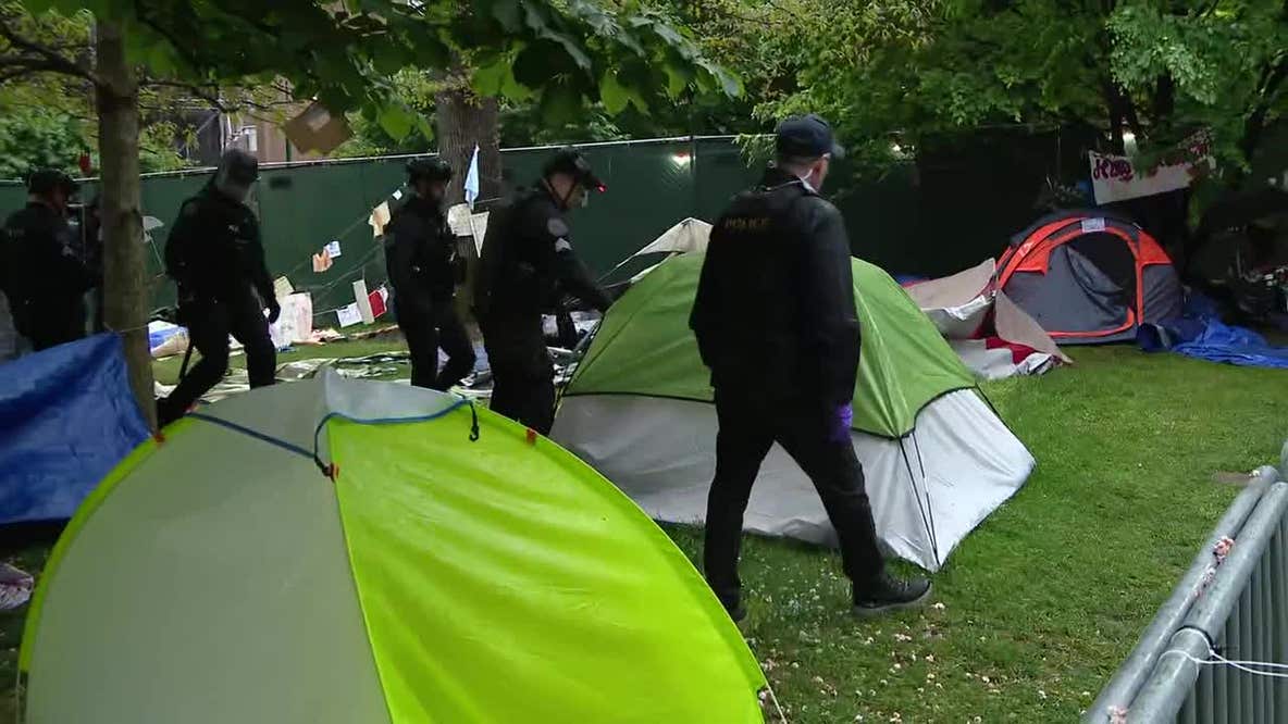 Police dismantle UPenn's pro-Palestine tent encampment